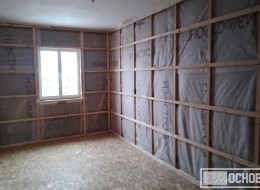 Замена нижней обвязки, работы по полам и стенам в каркасном доме в СНТ Керамик